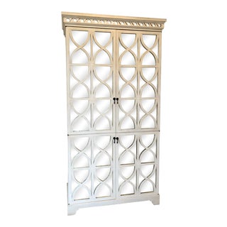 Modern Oly Studio Elisabeth White Armoire For Sale