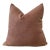 Belgian Linen Pillow Cover in Cinnamon For Sale