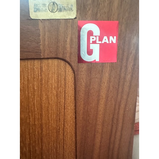 G Plan 1960s G Plan Fresco Tall Teak and Rattan Highboard Credenza For Sale - Image 4 of 5