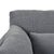 Textile Mid-Century Minimalist Sofa in Gray Upholstery For Sale - Image 7 of 13