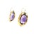 Late 19th Century Victorian 18k Gold 20 Carat Amethyst Drop Earrings, Pair For Sale In Miami - Image 6 of 15