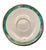 Art Deco 1990s Lenox Debut Collection “Kelly” Fine Bone China Dinnerware – Emerald & Gold Rim – Made in Usa For Sale - Image 3 of 8