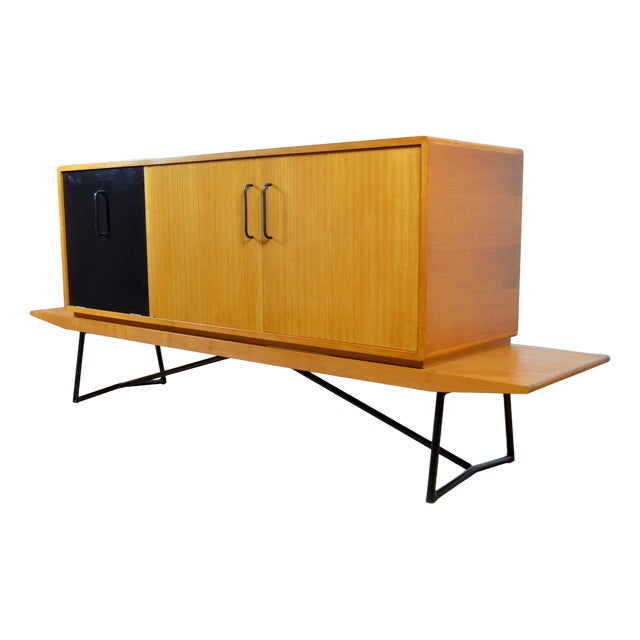 Vintage Sideboard by René Godfrid Edition, France, 1950 For Sale
