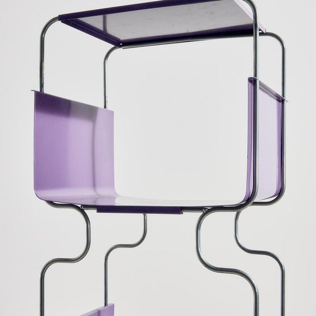 1970s Space Age Italian Standing Shelf, 1970s For Sale - Image 5 of 12