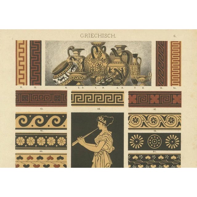 Greek Architecture and Ornament Prints, 1887, Paper, Set of 3 For Sale - Image 6 of 11
