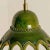 Metal Round Green Glazed Ceramic Pendant Light, Germany, 1970s For Sale - Image 7 of 18