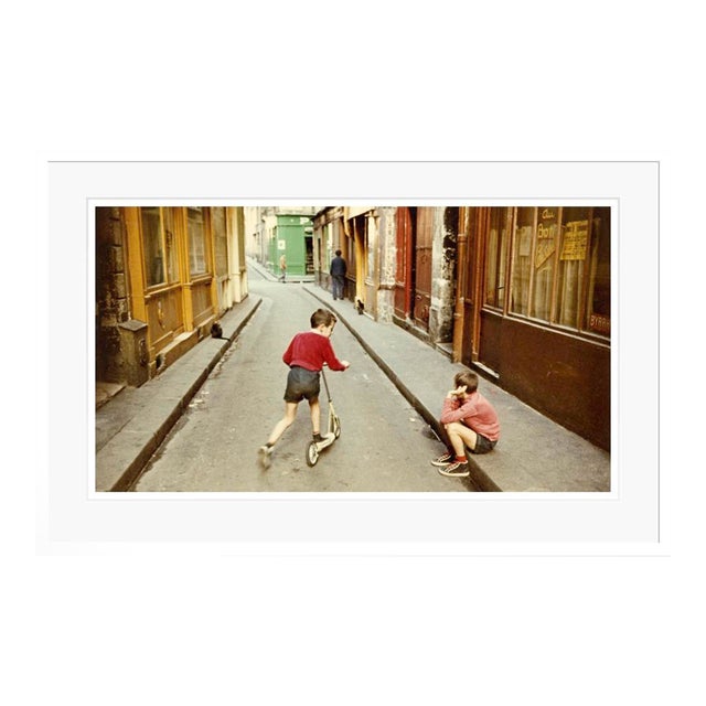 Paris Scooter 1950s by Peter Cornelius Framed C-Print For Sale