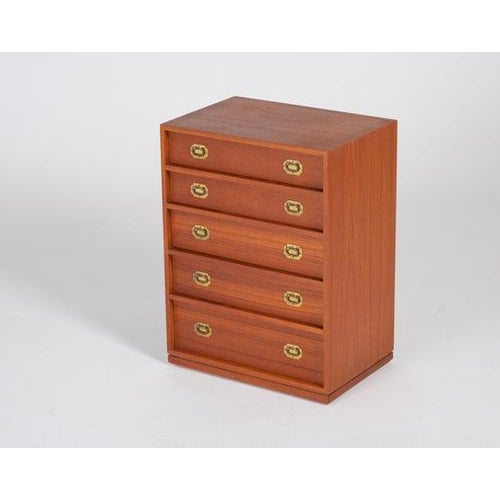 Mid-Century Modern Danish Chest of Drawers in Teak by Henning Korch, 1960s For Sale - Image 3 of 11
