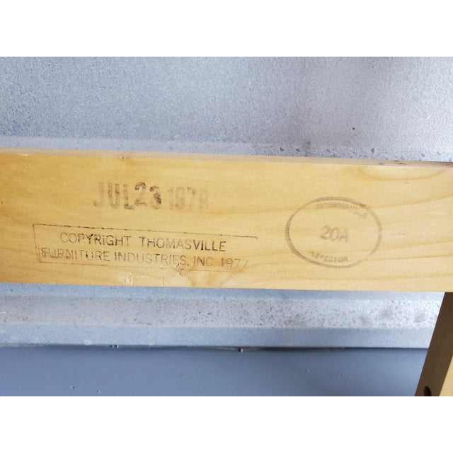 Late 20th Century 1970s Jack Cartwright for Founders Burlwood Full/Queen Headboard For Sale - Image 5 of 13