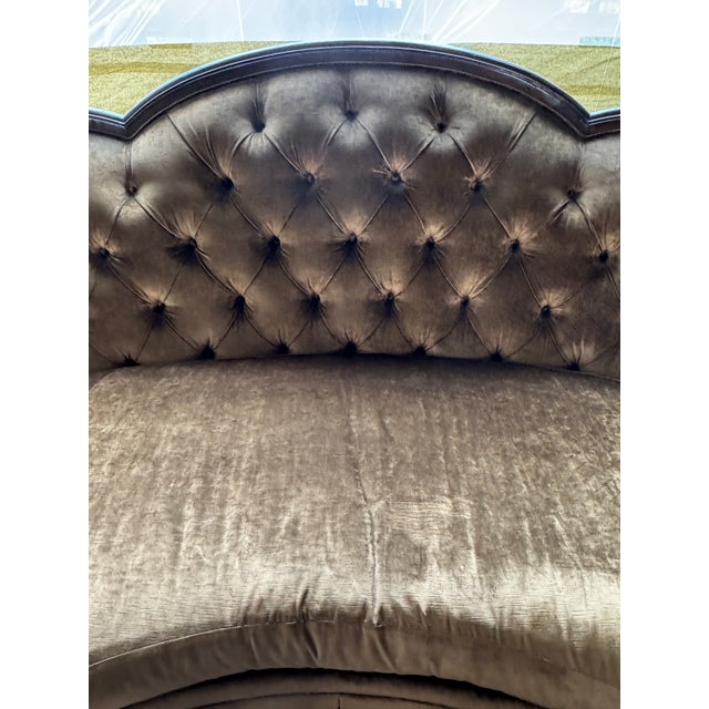 Marge Carson Natalia Sofa With Pillows Included in a Rich Mustard Gold