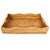 Artifacts Rattan Scallop Collection Rectangular Tray in Honey Brown - 22" For Sale In Houston - Image 6 of 6