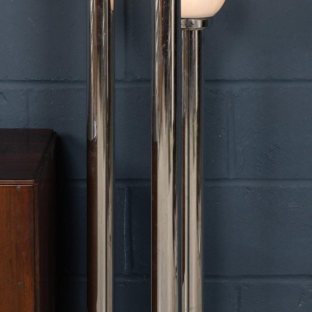 20th Century Italian Chrome and Glass Floor Lamp by Mazzega, 1970 For Sale - Image 10 of 18