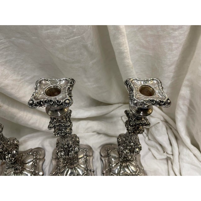 Traditional 19th Century Sheffield Candlesticks Set of 4 For Sale - Image 3 of 9