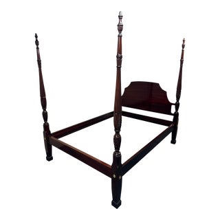 Queen Size Four Poster Federal Style Bed Frame For Sale