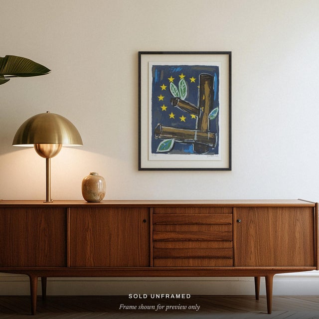 Gast MICHELS (1954–present) Pax Europa Year: 1989 Medium: lithograph Support: Arches paper Sheet Size: 29.92 × 22.05 in...