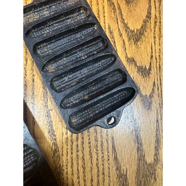 Pair of 1970s Corn on the Cob Cast Iron Trays For Sale In Atlanta - Image 6 of 8