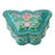 Antique Chinese Cloisonne Enameled Butterfly Shaped Trinket Box C1920 For Sale