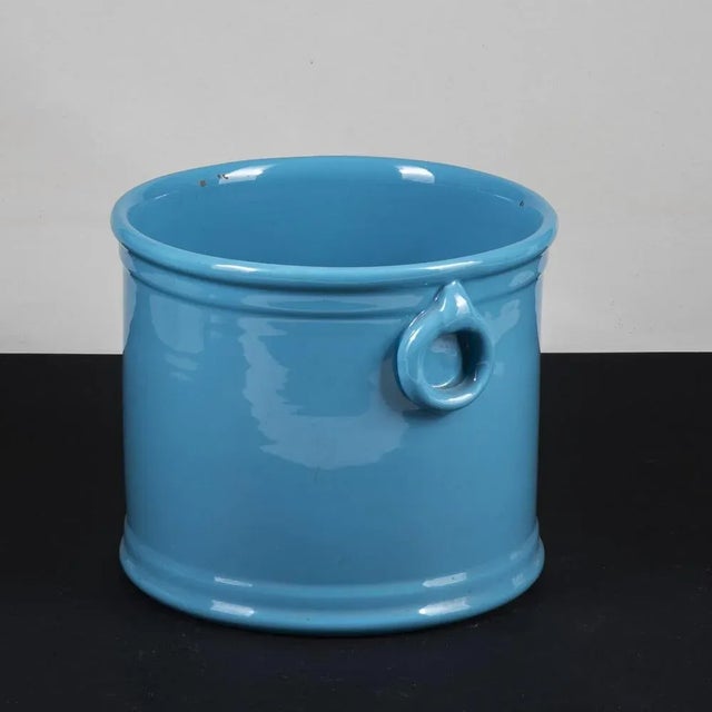 Ceramic Blue Ceramic Vase from Este Ceramics For Sale - Image 7 of 10