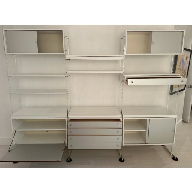 1960s Free Standing Wall Unit by Poul Norreklit for Georg Petersens Møbelfabrik For Sale - Image 10 of 10