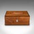 Victorian Antique Sorrentoware Keepsake Box, Italian Walnut Dressing Table Case, Victorian For Sale - Image 3 of 12
