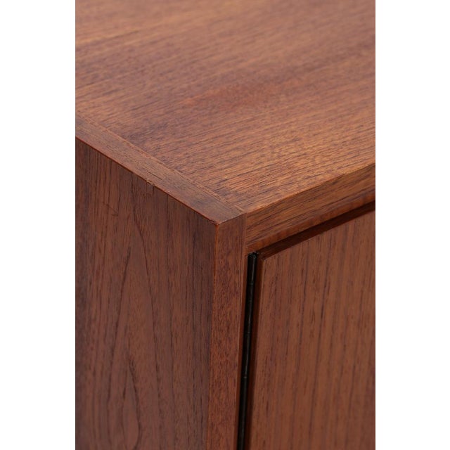 Brown Vintage Danish Teak Commode, 1960s For Sale - Image 8 of 15