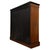 Metal 19th Century Antique English Victorian Walnut Pier Vitrine Cabinet For Sale - Image 7 of 11