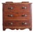 19th-Century American Cherry Chest of Drawers With Original Leaf Pulls For Sale