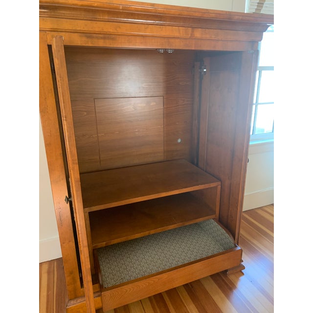 1990s Vintage Baker Furniture Milling Road Armoire Chairish