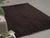 1970s Vintage Handmade Wool Cotton Brown Area Rug For Sale In San Francisco - Image 6 of 9