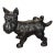 Mid 20th Century Cast Iron Scottish Terrier ("Scottie") Dog Doorstop and Bookend For Sale