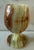 Gemstone Vintage Pair of Onyx Goblets For Sale - Image 7 of 11