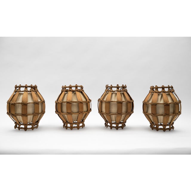 French Provincial Wooden Wall Sconces, 1960s, Set of 2 For Sale - Image 4 of 14