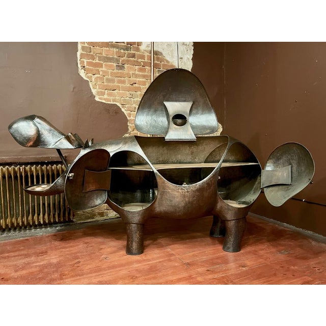 The sculpture comes from Denmark. Its true author is unknown. It looks like the works of Xavier Lalanne, but such...