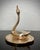 Diminutive Mid 20th-Century Brass Swan on a Dish Ring Holder, Hong Kong For Sale - Image 17 of 17