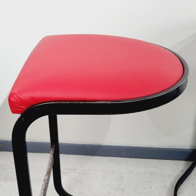 Milo Baughman American Bar Stools by Milo Baughman, 1970s, Set of 2 For Sale - Image 4 of 18