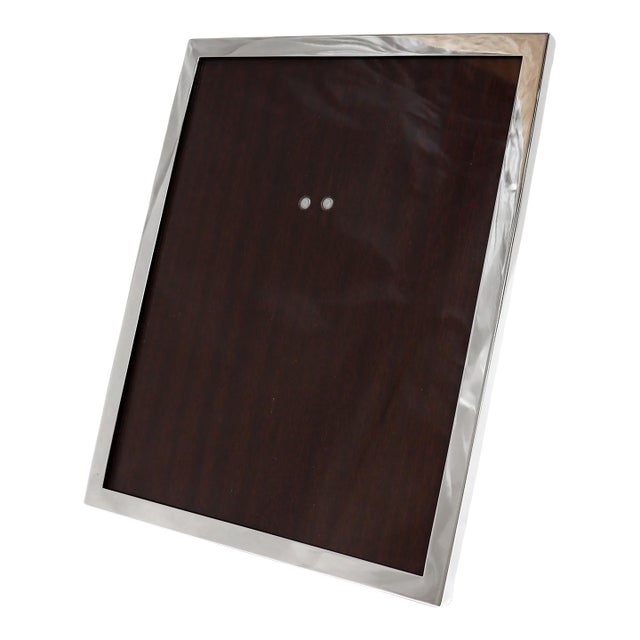 Vintage Signed Cartier Sterling Silver Mid-Century Picture or Photo Frame For Sale