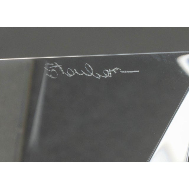 Glass Steuben Crystal Prism Form Paperweights, Pair For Sale - Image 7 of 7