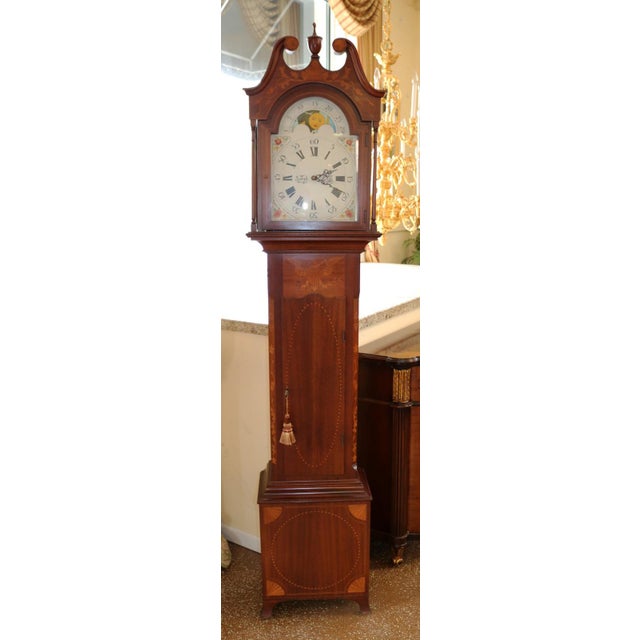 Colonial of Zeeland Henry Ford Joseph Doll Inlaid Mahogany Grandfather