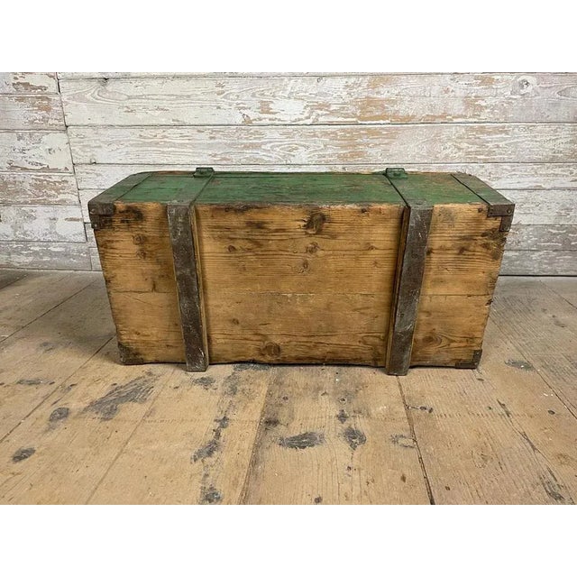 Vintage Industrial Box, original paint