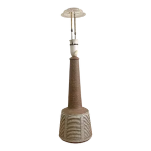 Danish Palshus Vintage Midcentury Olive, Tan Lamp by Linnemann-Schmidt, 1960s