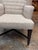 2010s Hickory White Channel Tufted Lounge Armchairs, Pair For Sale - Image 5 of 12