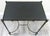 Vintage Rectangular Bronze and Black Granite Top 18" Tall Drink Table For Sale - Image 4 of 18