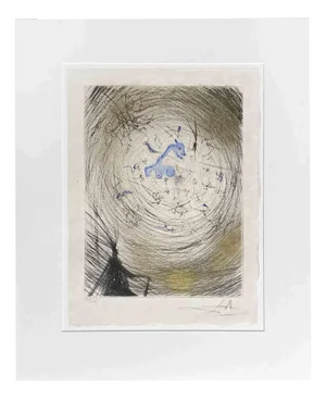 Salvador Dali, Sator, Etching, 1960s