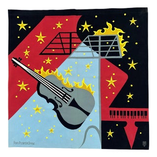 Modern French Aubusson Tapestry by Jean Picart Le Doux, 1950s For Sale