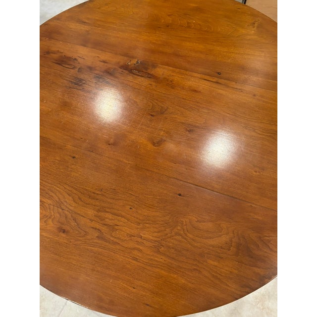 Antique Queen Anne Pad Foot Birdcage Round Tilt-Top Table For Sale In San Francisco - Image 6 of 9