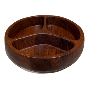 1960s Dansk Teak Sectioned Serving Dish Jens Quistgaard