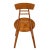 1960s Mid-Century Modern Italian Beech & Rubber Side Chair For Sale - Image 5 of 6