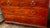 Antique 18c Flame Mahogany Inlaid Linen Press Armoire Cupboard For Sale - Image 4 of 4