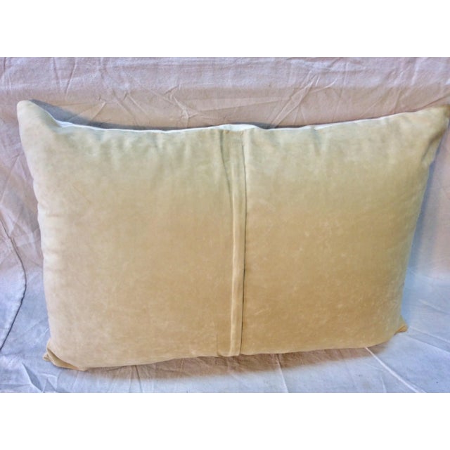 Turkish Hand Embroidered Silk Suzani Pillow For Sale - Image 9 of 13