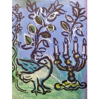 Marc Chagall, The Candlestick, 1962, Lithograph For Sale
